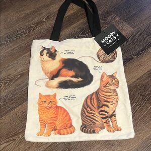 Funny Cat Tote Bag - Canvas Tote
